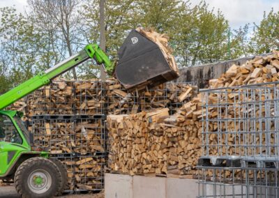 Kaminholz Bannewitz - Impressionen Holzstapel